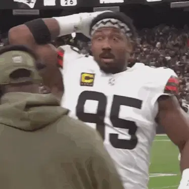 Myles Garrett Shocked