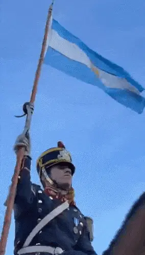 Ejercito Argentino Bandera Argentina