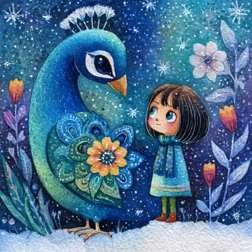 Token Peacock Cute Peacock