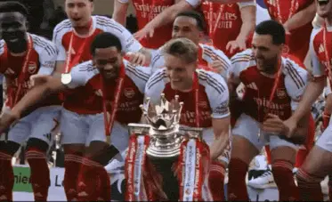 arsenal championship trophy