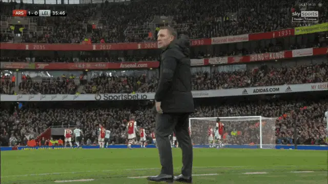 Arsenal Vs Leicester Brendan Rodgers Vs Arsenal