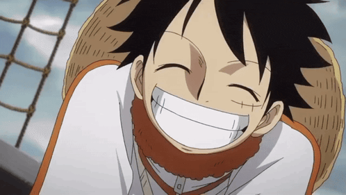 Luffy Luffy Riendo