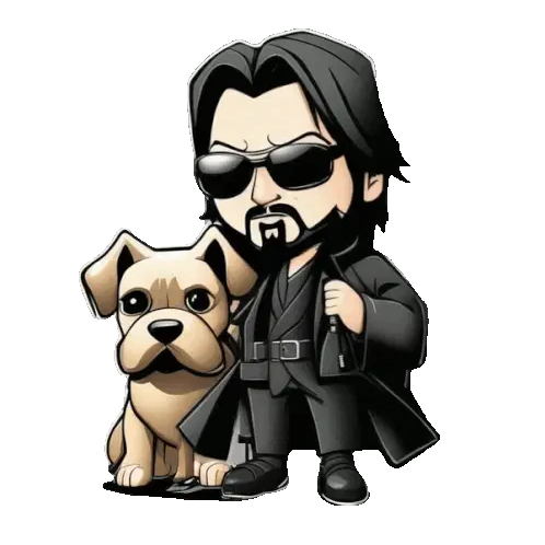Keanu Keanu Reeves Sticker