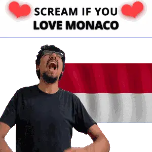 Monaco Monaco Scream Sticker