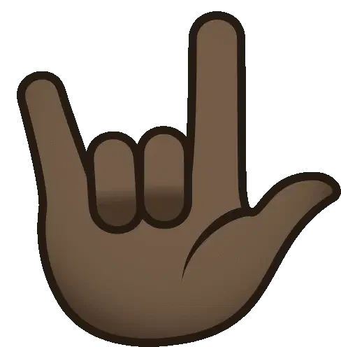 Love You Gesture Joypixels Sticker