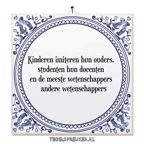 Imiteren Ouders Sticker