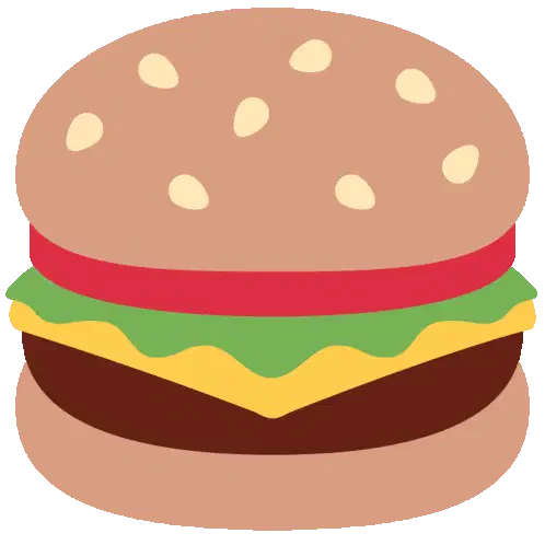 Hamburger Emoji Sticker