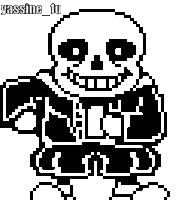 Sans Undertale Sticker