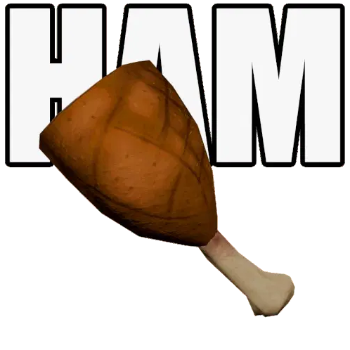 Ham Ham Spin Sticker