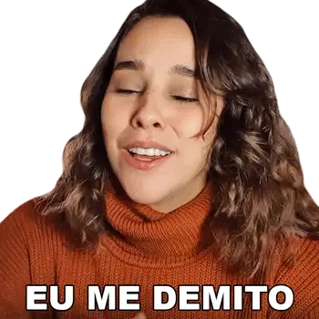 Eu Me Demito Thati Lopes Sticker