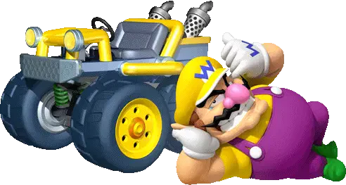 Wario Bolt Buggy Sticker