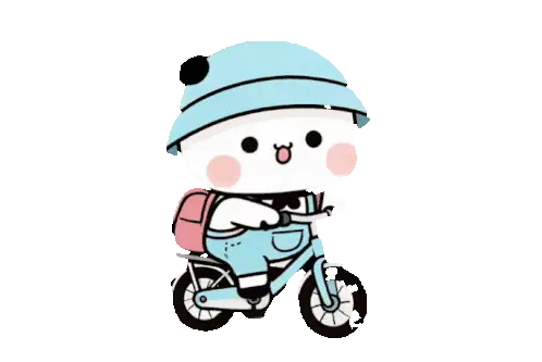Bubu Bicycle Wai Yan Lin Sticker