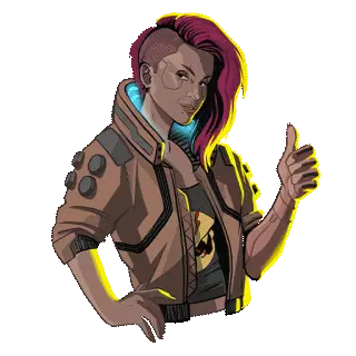 Thumbs Up V Sticker