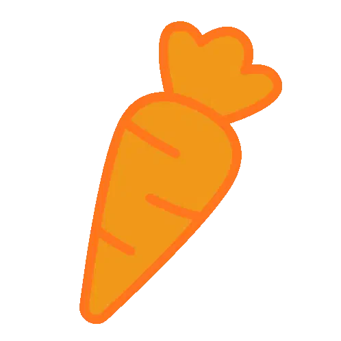 Cenoura Sticker