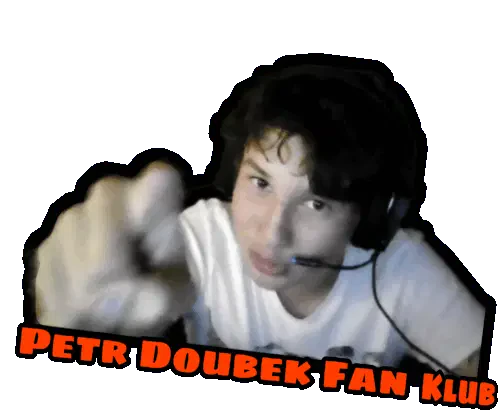 Petr Doubek Fanklub Sticker