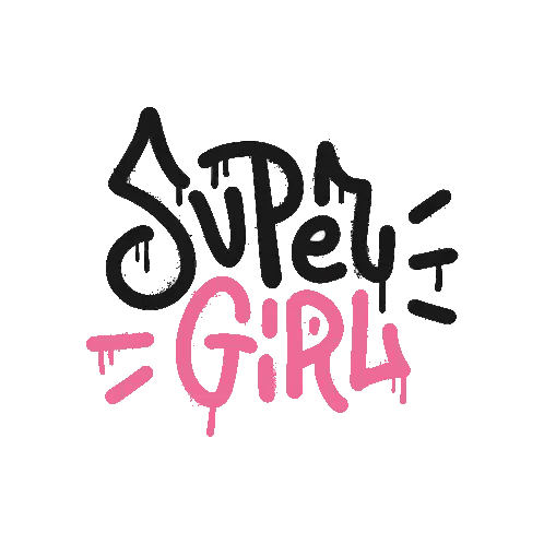 Super Super Gir Sticker