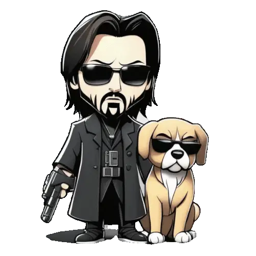 Keanu Keanu Reeves Sticker
