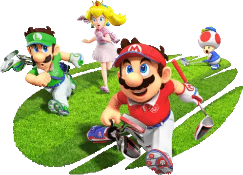 Mario Golf Time Itsa Mariotime Sticker