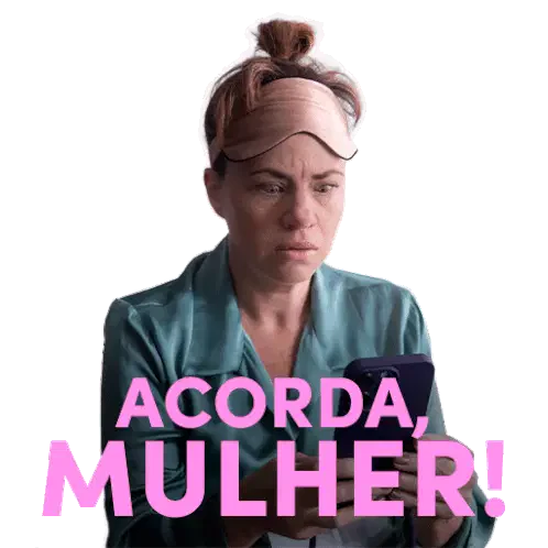 Acorda Acorda Mulher Sticker