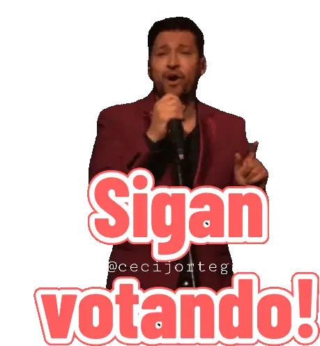 Pablo Ruiz Sigan Votando Sticker