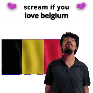 Belgium Belgium Silent Sticker