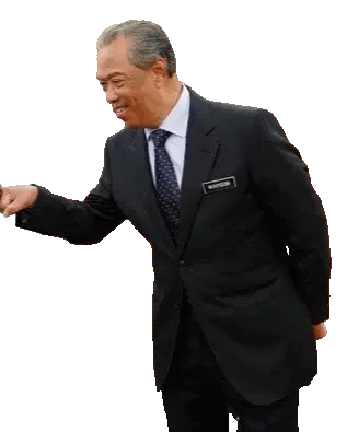 Muhyiddin Yassin Fist Bump Sticker