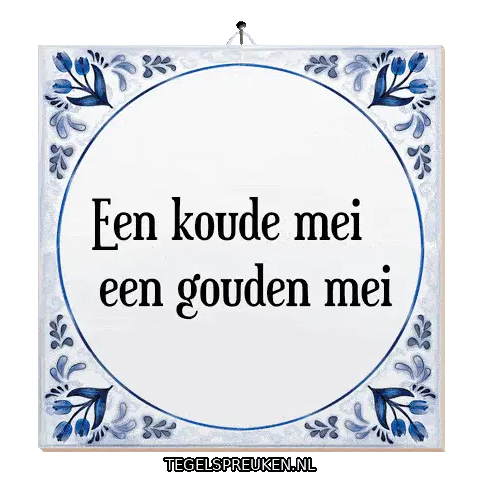 Koude Mei Sticker