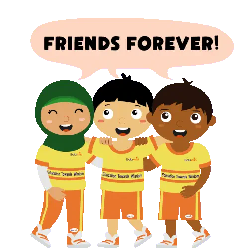 Eduwis Friends Forever Sticker