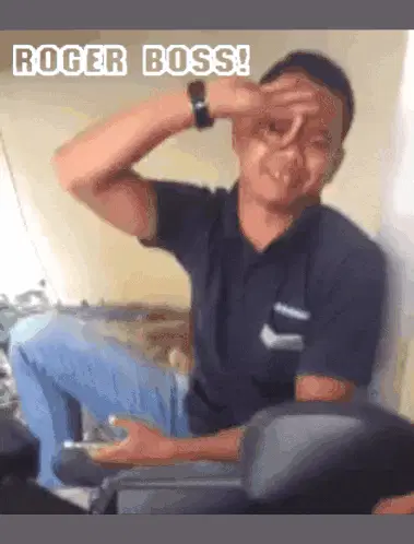 Roger Boss Roger Sticker