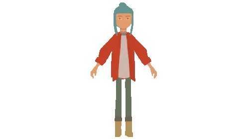 Oxenfree Alex Sticker