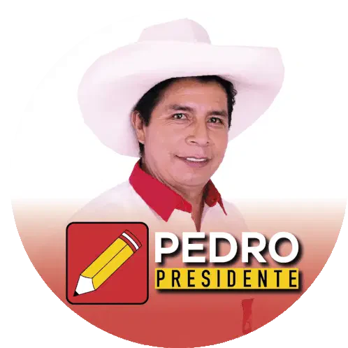 Pedro Castillo Peru Libre Sticker