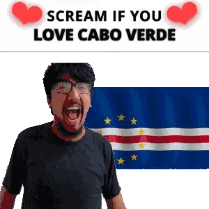Cabo Verde Cabo Verde Scream Sticker