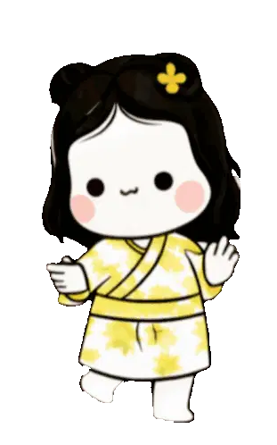 Bubu Dance Wai Yan Lin Sticker