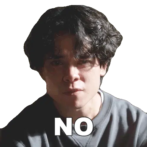 No Criminal Minds Sticker