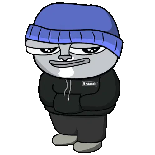 Merci Chillguy Mercle Chillguy Sticker