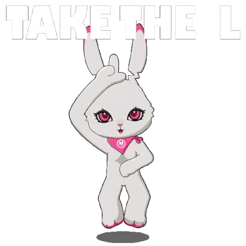Fluffey Bunny Sticker