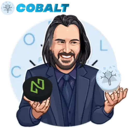 Cobaltlend Keanu Reeves Sticker