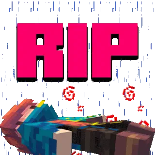 Stillcrazygamer Rip Sticker