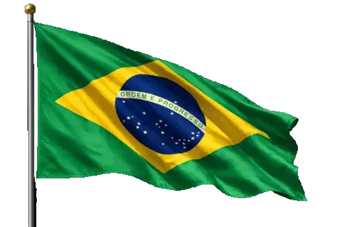 Brazil Flag Bandeira Do Brasil Sticker