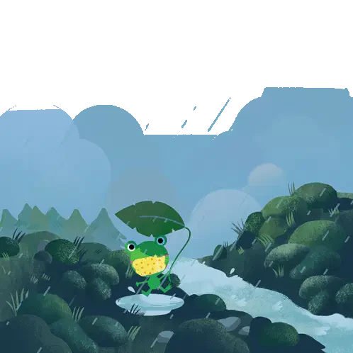 Drizzle Froggy Sticker