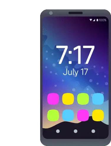 Mobile Phone Objects Sticker