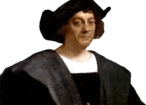 Ha Colombus Sticker