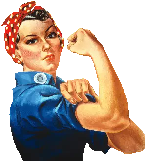 Rosie The Riviter We Can Do It Sticker