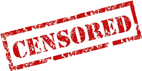 Censored Stamp Sticker
