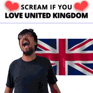 United Kingdom United Kingdom Scream Sticker