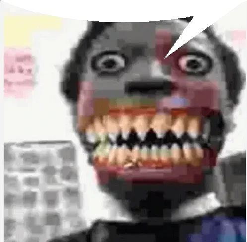 Scary Up Sticker