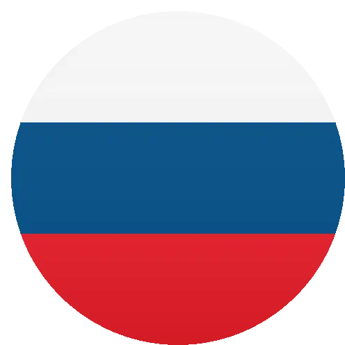 Russia Flags Sticker