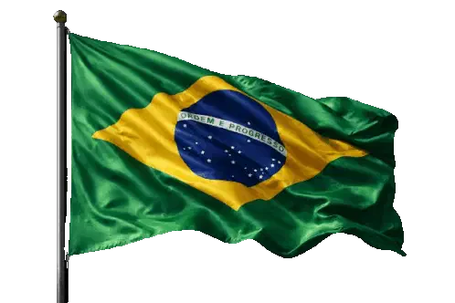 Brazil Flag Bandeira Do Brasil Sticker