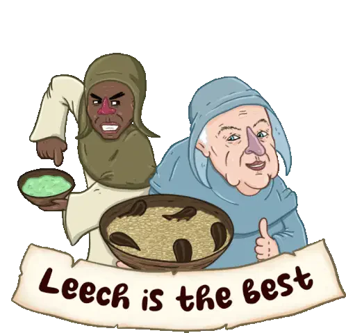 Leech Is The Best Hotd Sticker