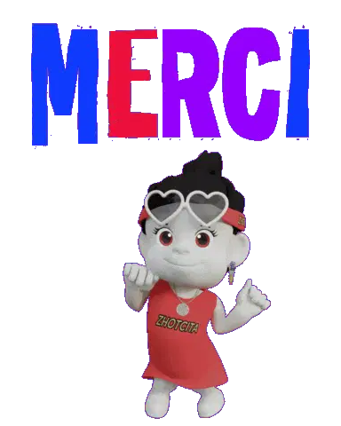 Merci Merci Beaucoup Sticker